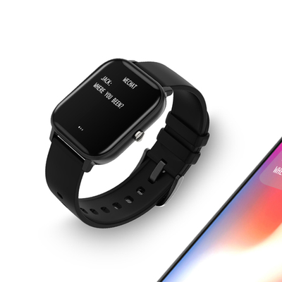 BT4.0 P8 Heart Rate Blood Pressure Oxygen Watch , Gel Band Watch For Xiaomi Phone