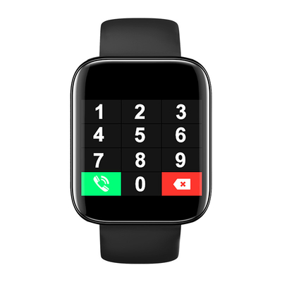 IP67 Waterproof Square Dial Smart Watch , S2 Smart Wristband With Calling Function